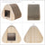 Spud Jax Petshop Yaomi Wood Triangle Cat Scratcher Sofa Pet Bed Pet Care > Cat Supplies > Cat Scratchers