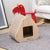 Spud Jax Petshop Yaomi Wood Triangle Cat Scratcher Sofa Pet Bed Pet Care > Cat Supplies > Cat Scratchers