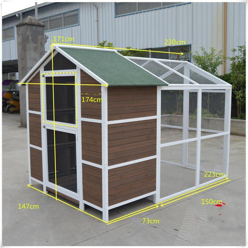 Spud Jax Petshop YES4PETS XXL Aviary Pigeon Bird Cage Wooden Outdoor House Pigeon Breeding Cage Pet Care > Bird