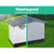 Spud Jax Petshop i.Pet Dog Kennel Extra Large Pet Dog House 98cm x 68.5cm x 68cm Pet Care