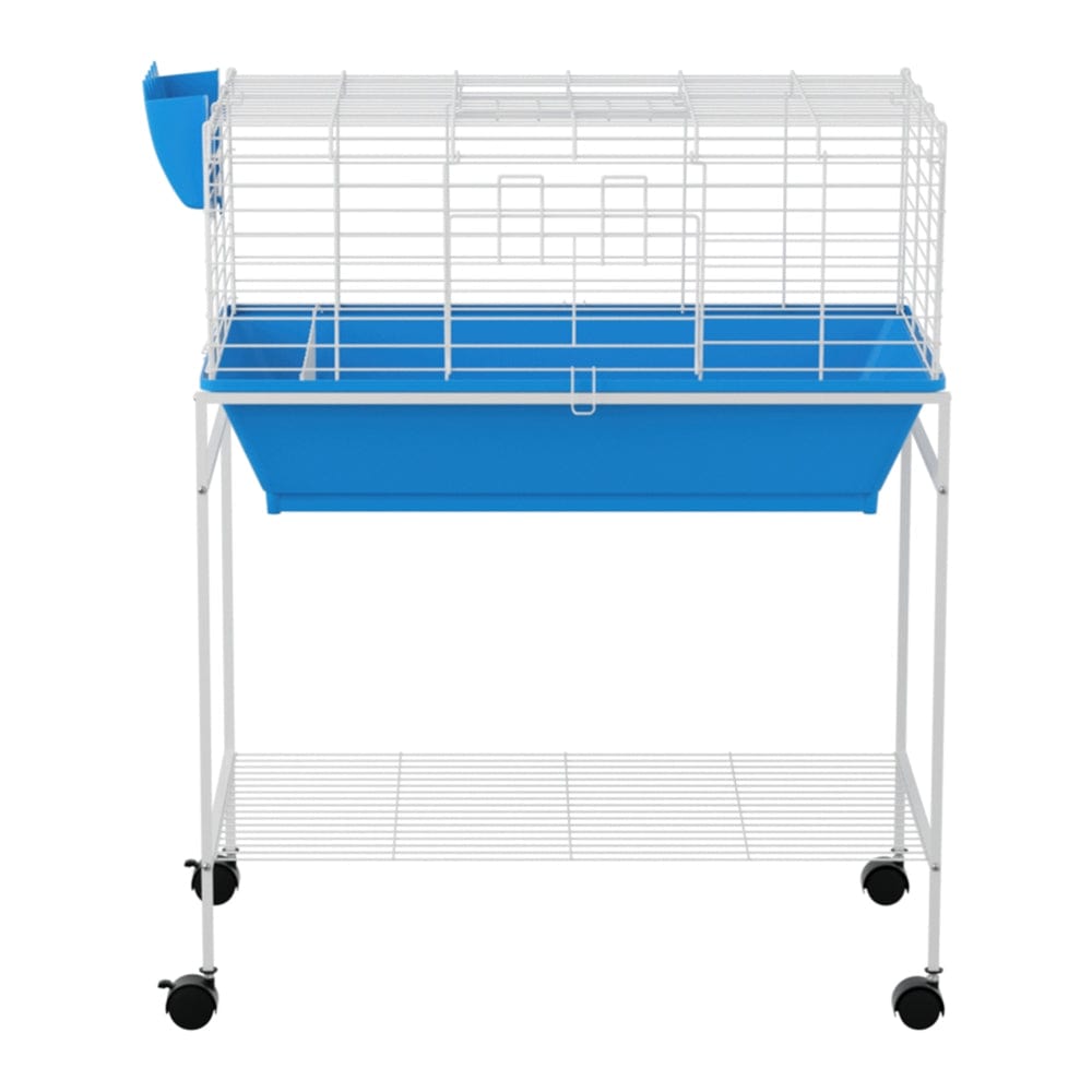 Spud Jax Petshop i.Pet Rabbit Cage Hutch Cages Indoor Hamster Enclosure Carrier Bunny Blue Pet Care