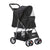 Spud Jax Petshop i.Pet 4 Wheel Pet Stroller - Black Pet Care