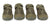 Spud Jax Petshop Whinhyepet Shoes Army Green Size 5 Pet Care > Dog Supplies
