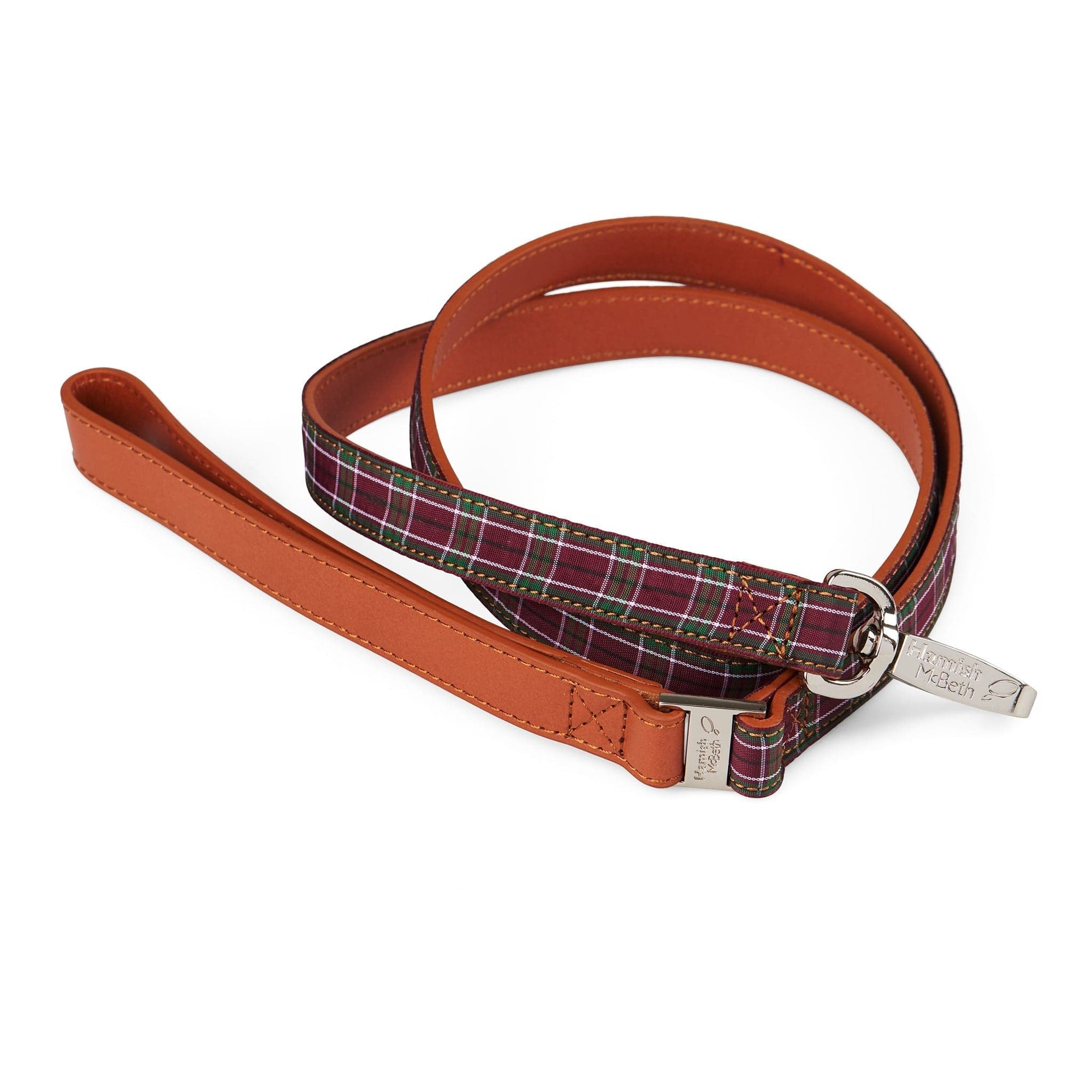 Spud Jax Petshop Highland Purple Tartan Dog Lead Pet Care > Dog Supplies