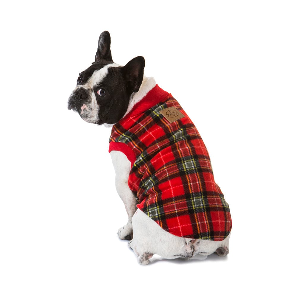 Spud Jax Petshop Red Tartan Dog Pyjamas 30cm Pet Care &gt; Dog Supplies