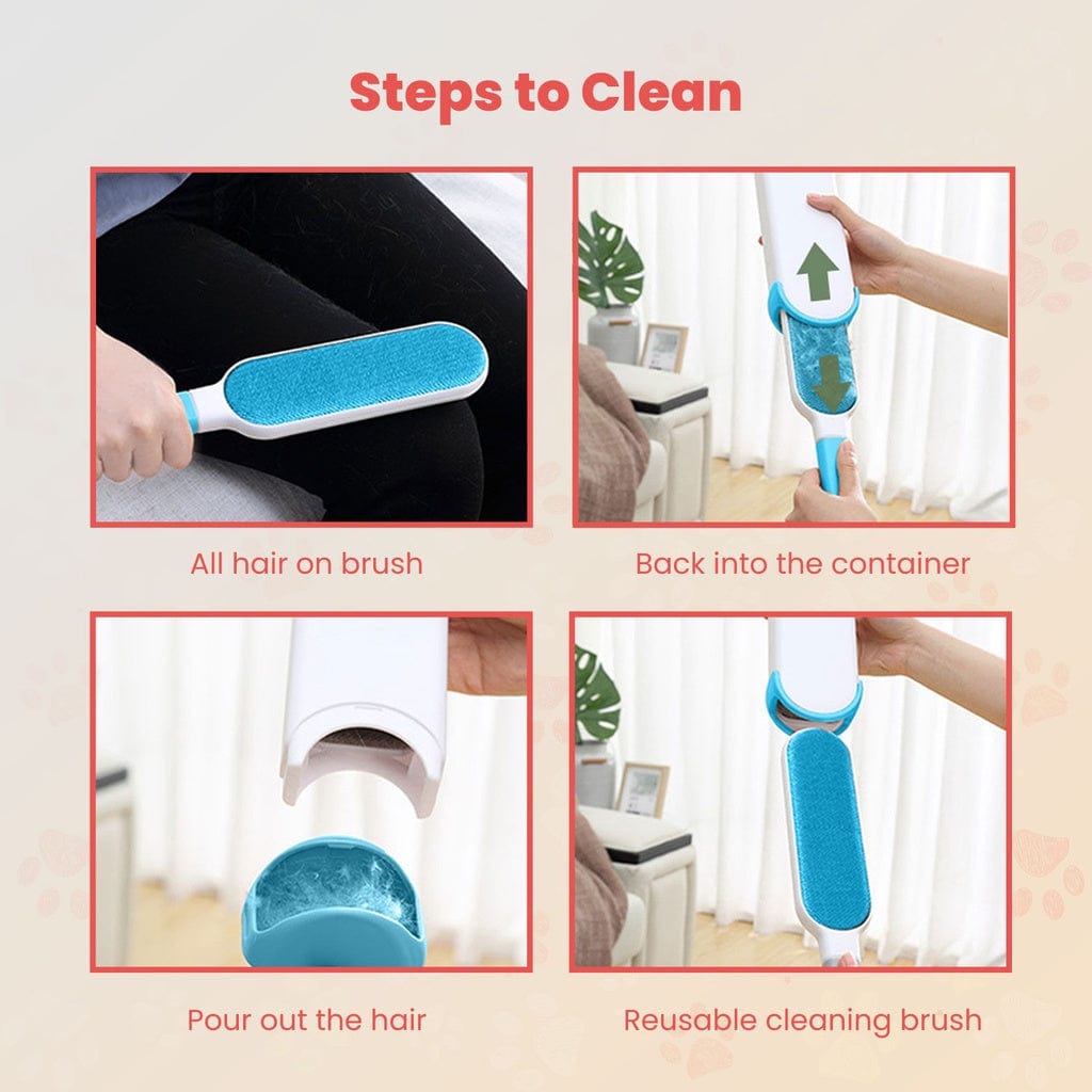 Spud Jax Petshop Floofi 3-in-1 Pet Remover Brush Blue FI-LB-101-QQQ Pet Care > Cleaning & Maintenance