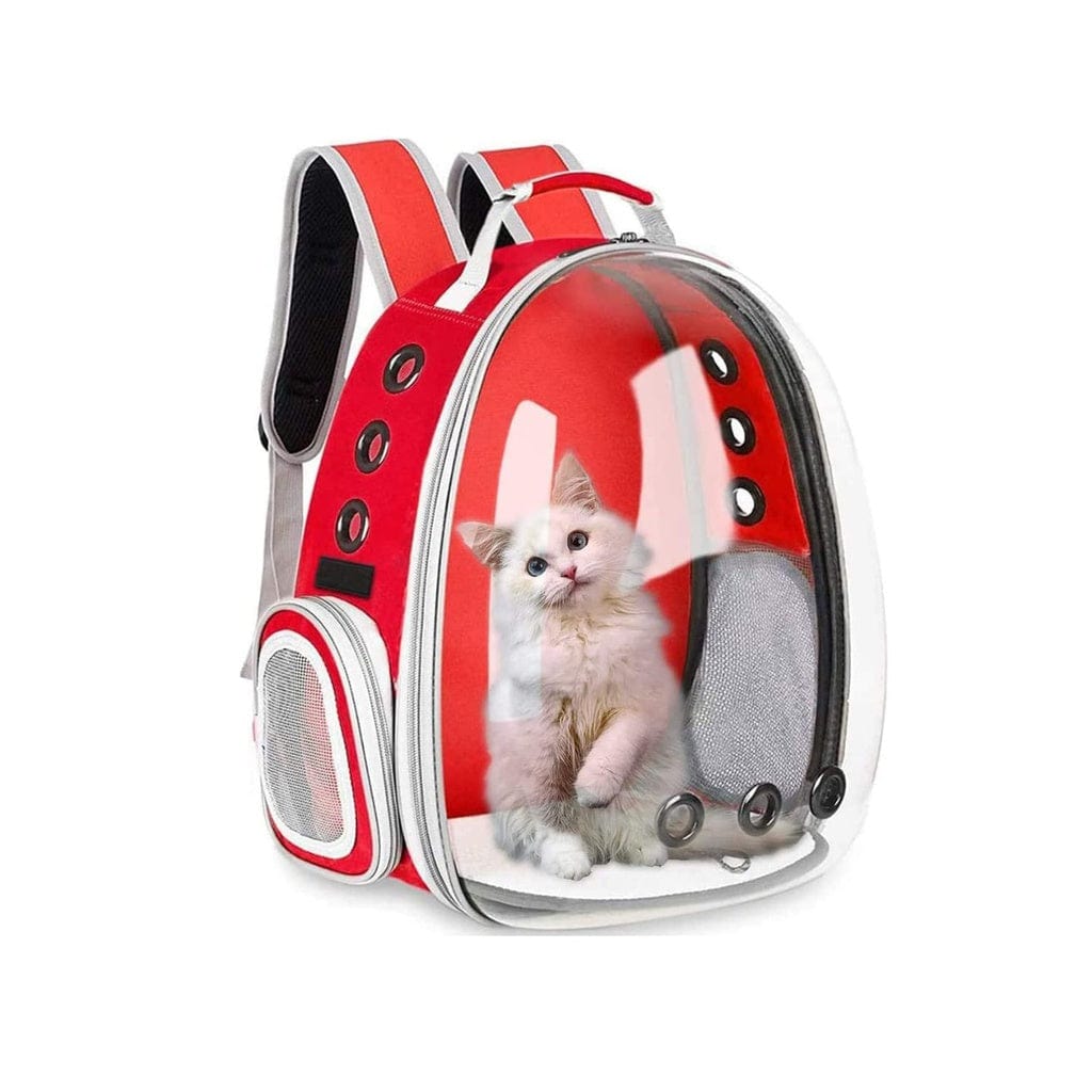 Spud Jax Petshop Floofi Space Capsule Backpack - Model 1 (Red) FI-BP-107-FCQ Pet Care