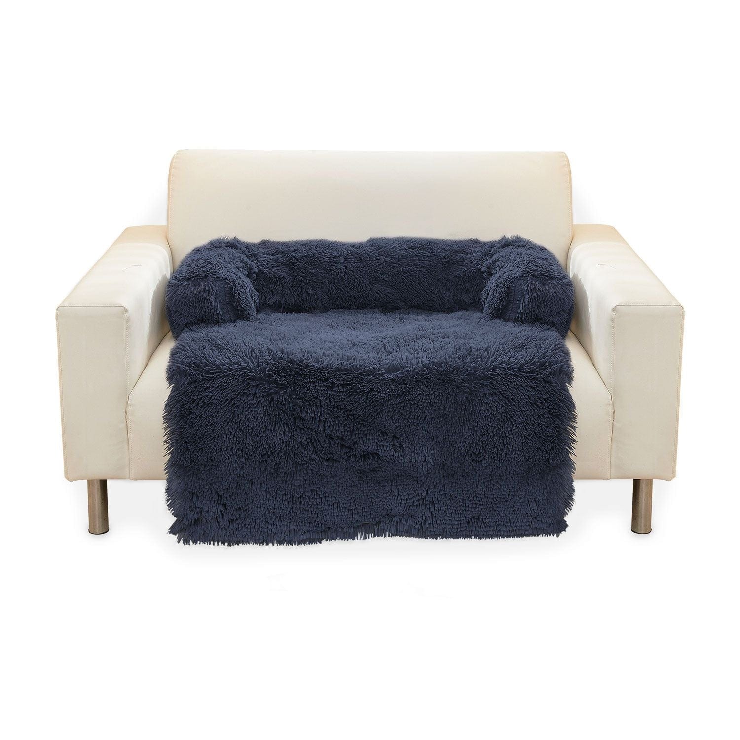 Spud Jax Petshop Floofi Pet Sofa Cover Soft with Bolster L Size (Dark Blue) FI-PSC-122-SMT Pet Care