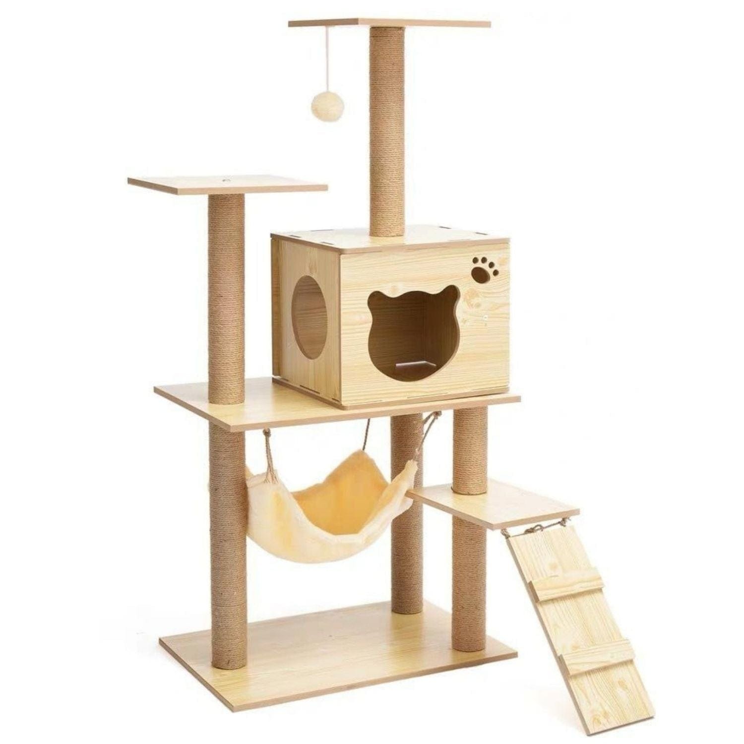 Spud Jax Petshop Cat Tree (120cm / 135cm Wood) - PT-CT-132-RN / PT-CT-132-MM Pet Care