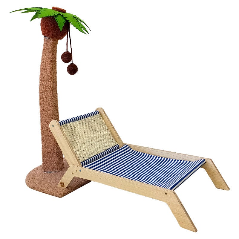 Spud Jax Petshop Wood coconut tree lounge chair cat bed dog bed cat scratching post toy pet nest Pet Care