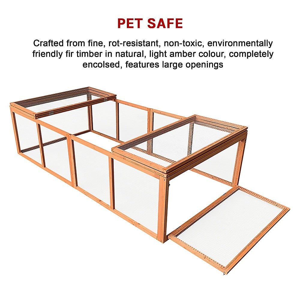 Spud Jax Petshop Chicken coop LARGE Run Guinea Pig Cage Villa Extension Rabbit hutch house pen Pet Care