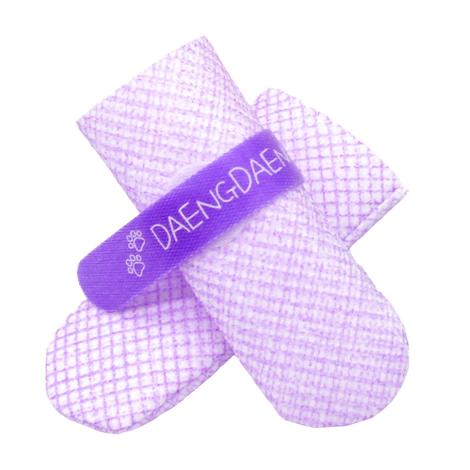 Spud Jax Petshop 28pc X Dog Shoes Waterproof Disposable Boots Anti-Slip Pet Socks M VIOLET Pet Care
