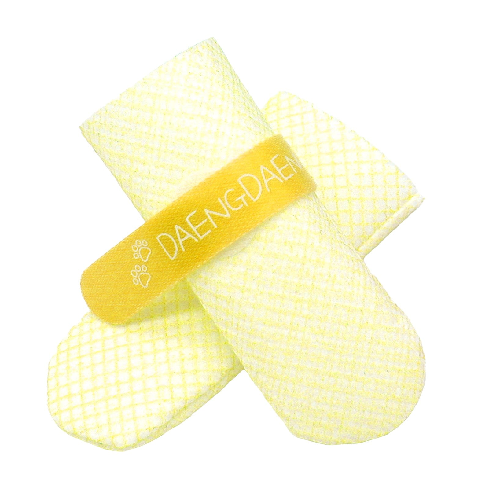 Spud Jax Petshop 28pc X Dog Shoes Waterproof Disposable Boots Anti-Slip Pet Socks M YELLOW Pet Care