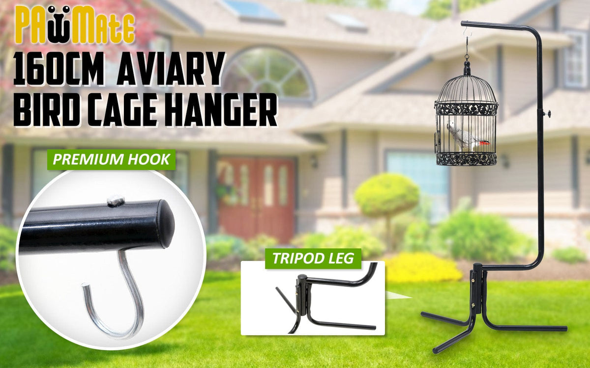 Spud Jax Petshop Bird Cage Hanger Stand Parrot Aviary SOLO 160cm Pet Care > Bird