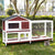 Spud Jax Petshop Double Storey Large Rabbit Hutch Guinea Pig Cage , Ferret Cage With Pull Out Tray On Wheels Pet Care