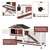 Spud Jax Petshop Double Storey Large Rabbit Hutch Guinea Pig Cage , Ferret Cage With Pull Out Tray On Wheels Pet Care