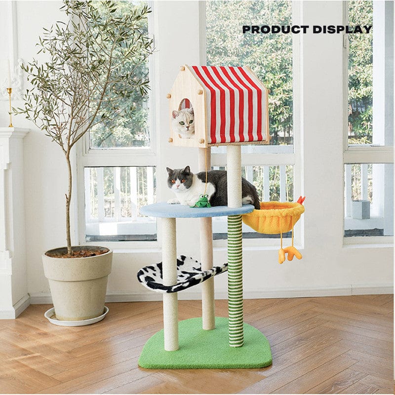 Spud Jax Petshop Farm cat climbing frame cat litter cat scratching post cat tree Pet Care