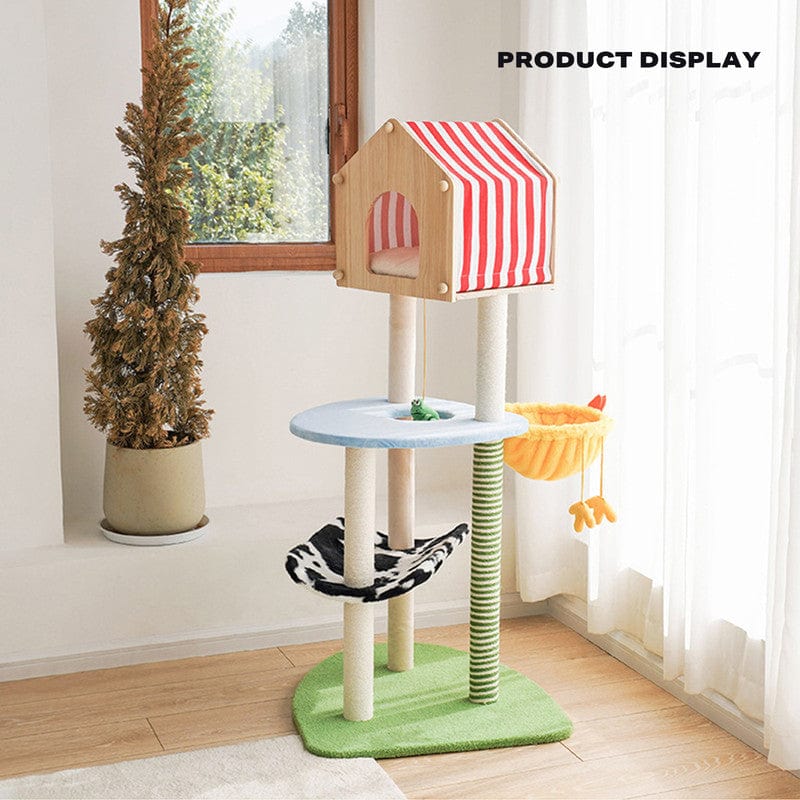 Spud Jax Petshop Farm cat climbing frame cat litter cat scratching post cat tree Pet Care