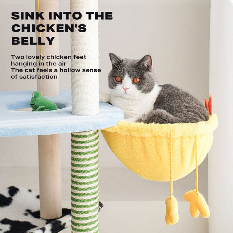 Spud Jax Petshop Farm cat climbing frame cat litter cat scratching post cat tree Pet Care