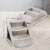 Spud Jax Petshop Furtastic 38cm Foldable Pet Stairs Ramp - Grey Pet Care