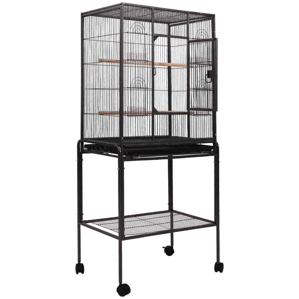 Spud Jax Petshop i.Pet Bird Cage Pet Cages Aviary 144CM Large Travel Stand Budgie Parrot Toys Pet Care