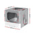 Spud Jax Petshop i.Pet Cat Litter Box Large Tray Kitty Toilet Enclosed Hooded Foldable Scoop Grey Pet Care > Cat Supplies