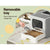 Spud Jax Petshop i.Pet Cat Litter Box Large Tray Kitty Toilet Enclosed Hooded Foldable Scoop Grey Pet Care > Cat Supplies