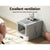 Spud Jax Petshop i.Pet Cat Litter Box Large Tray Kitty Toilet Enclosed Hooded Foldable Scoop Grey Pet Care > Cat Supplies