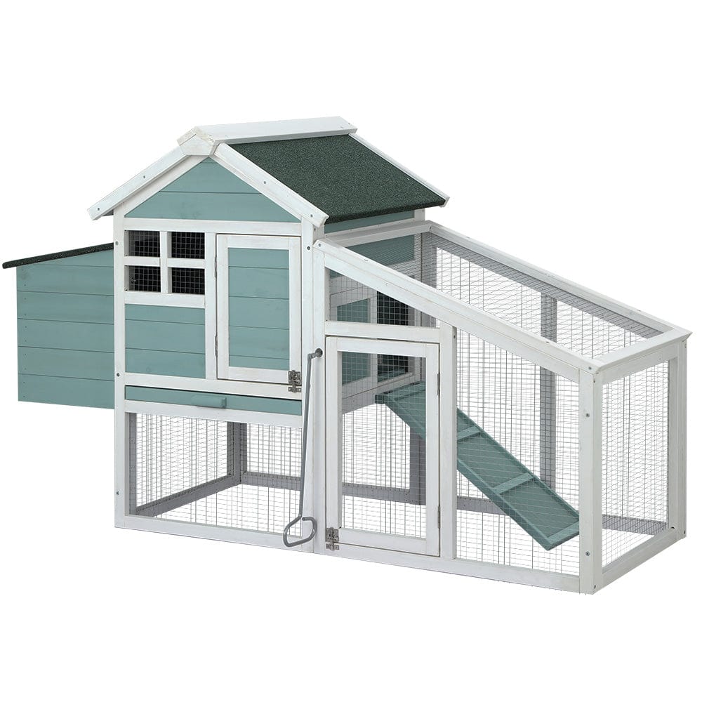 Spud Jax Petshop i.Pet Chicken Coop Rabbit Hutch Large House Run Cage Wooden Outdoor Pet Hutch Pet Care