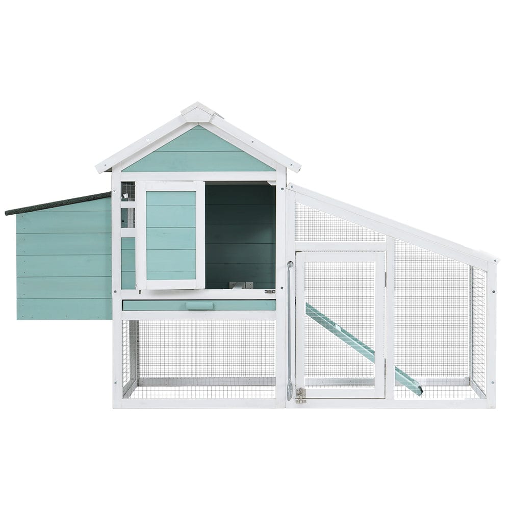 Spud Jax Petshop i.Pet Chicken Coop Rabbit Hutch Large House Run Cage Wooden Outdoor Pet Hutch Pet Care
