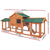 Spud Jax Petshop i.Pet Rabbit Hutch Chicken Coop Wooden Cage Pet Hutch 220cm x 52cm x 84cm Pet Care