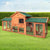 Spud Jax Petshop i.Pet Rabbit Hutch Chicken Coop Wooden Cage Pet Hutch 220cm x 52cm x 84cm Pet Care