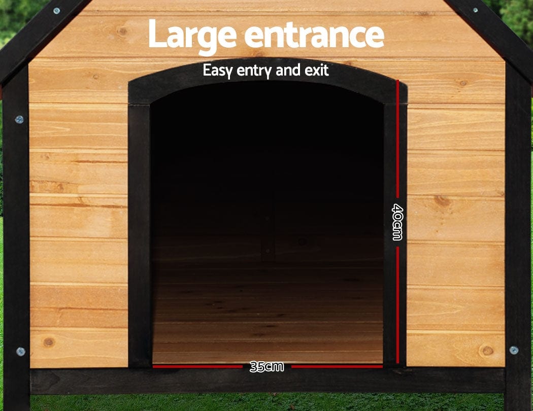 Spud Jax Petshop i.Pet Dog Kennel House Extra Large Outdoor Wooden Pet House Puppy XL Pet Care