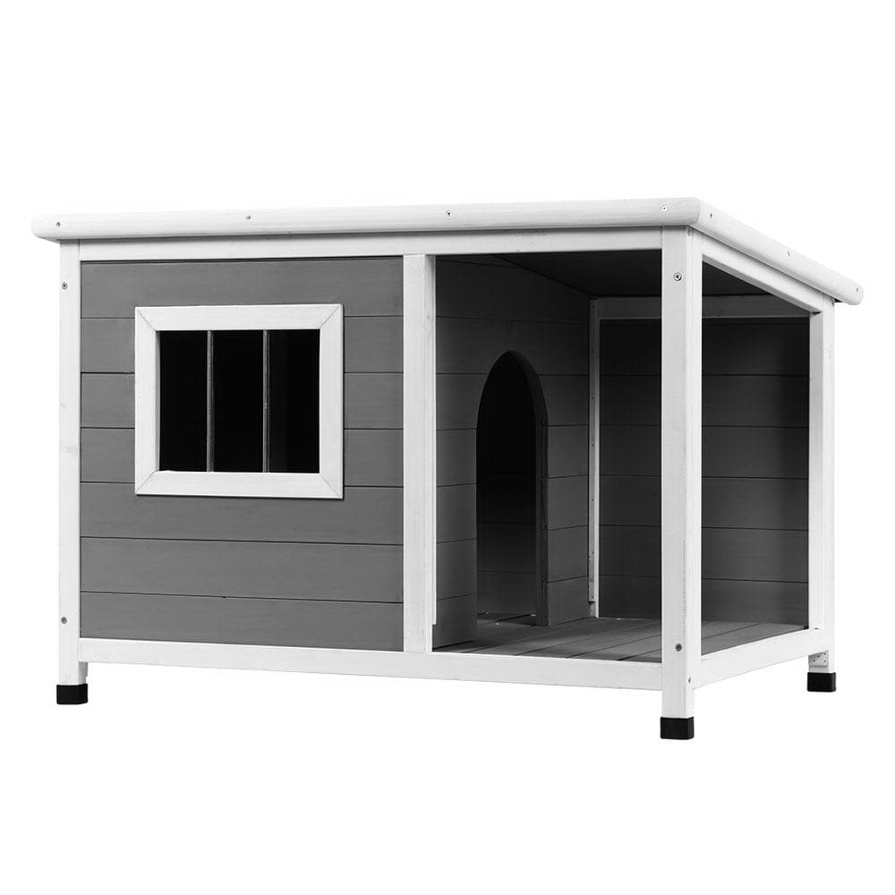 Spud Jax Petshop i.Pet Dog Kennel House Large Wooden Outdoor Pet Kennels Indoor Puppy Cabin Log Pet Care