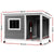 Spud Jax Petshop i.Pet Dog Kennel House Large Wooden Outdoor Pet Kennels Indoor Puppy Cabin Log Pet Care