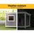 Spud Jax Petshop i.Pet Dog Kennel House Large Wooden Outdoor Pet Kennels Indoor Puppy Cabin Log Pet Care