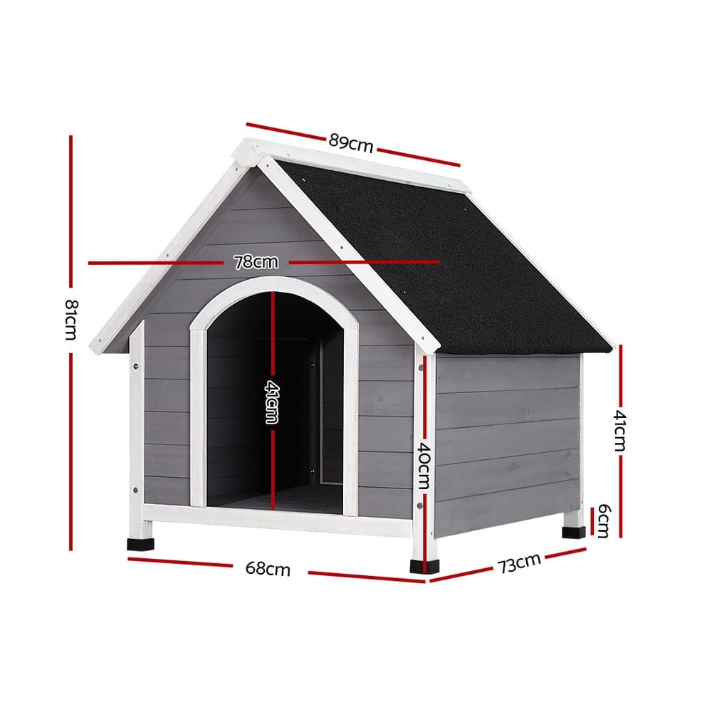 Spud Jax Petshop i.Pet Dog Kennel House Wooden Outdoor Indoor Puppy Pet House Weatherproof Large Pet Care