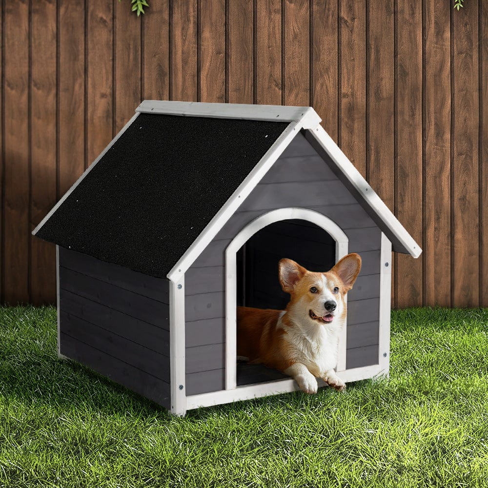 Spud Jax Petshop i.Pet Dog Kennel House Wooden Outdoor Indoor Puppy Pet House Weatherproof Large Pet Care
