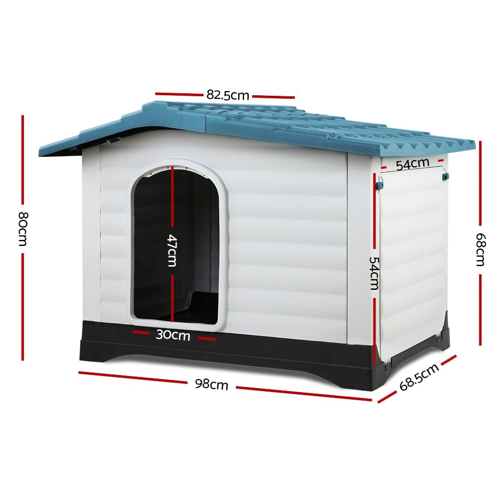 Spud Jax Petshop i.Pet Dog Kennel Kennels Outdoor Plastic Pet House Puppy Extra Large XL Outside Pet Care