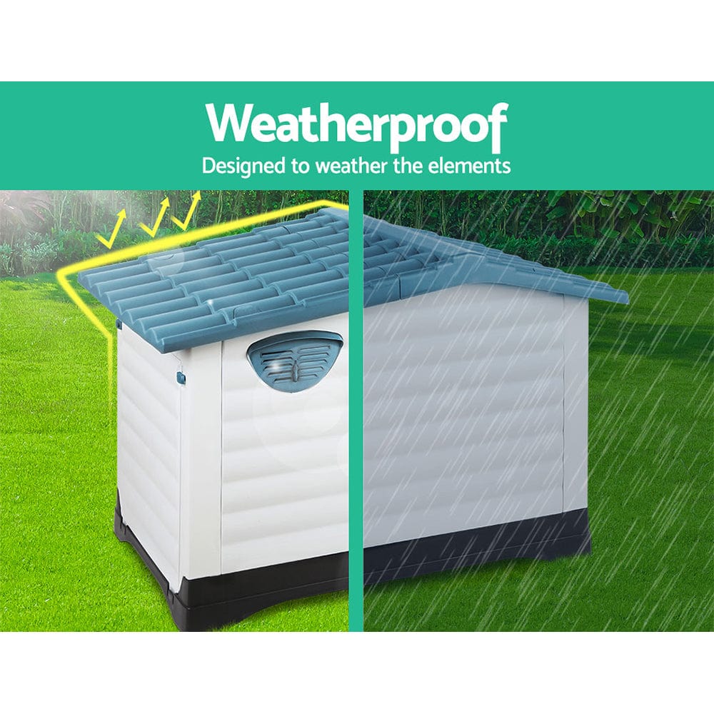 Spud Jax Petshop i.Pet Dog Kennel Kennels Outdoor Plastic Pet House Puppy Extra Large XL Outside Pet Care