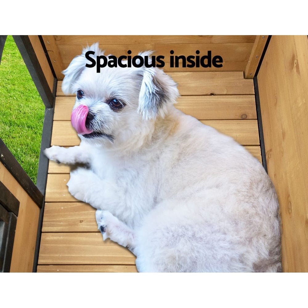 Spud Jax Petshop i.Pet Dog Kennel Kennels Outdoor Wooden Pet House Cabin Puppy Large L Outside Pet Care