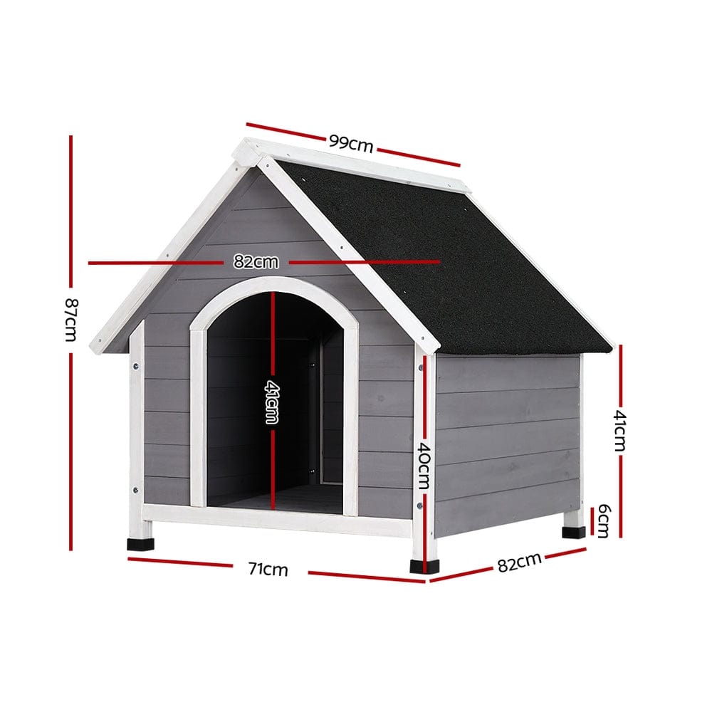 Spud Jax Petshop i.Pet Dog Kennel Outdoor Wooden Indoor Puppy Pet House Weatherproof XL Large Pet Care