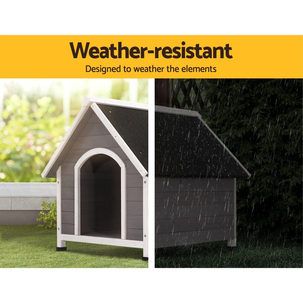 Spud Jax Petshop i.Pet Dog Kennel Outdoor Wooden Indoor Puppy Pet House Weatherproof XL Large Pet Care