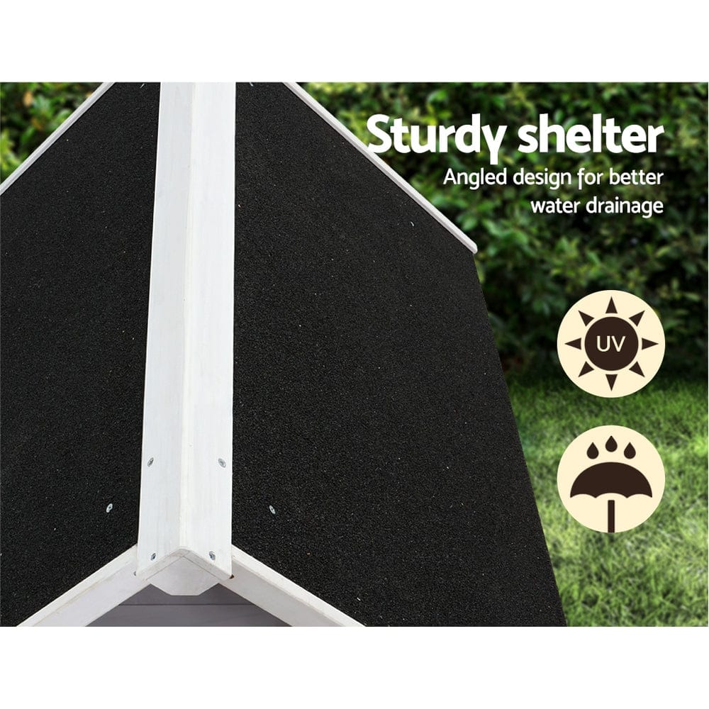 Spud Jax Petshop i.Pet Dog Kennel Outdoor Wooden Indoor Puppy Pet House Weatherproof XL Large Pet Care