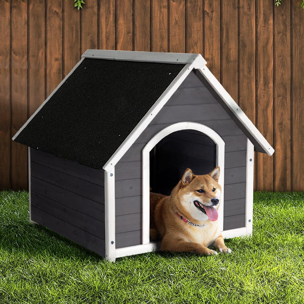 Spud Jax Petshop i.Pet Dog Kennel Outdoor Wooden Indoor Puppy Pet House Weatherproof XL Large Pet Care
