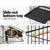 Spud Jax Petshop i.Pet Large Bird Cage with Perch - Black Pet Care
