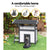 Spud Jax Petshop i.Pet Rabbit Hutch Cat House Shelter Outdoor Wooden Small Dog Pet Houses Kennel Pet Care