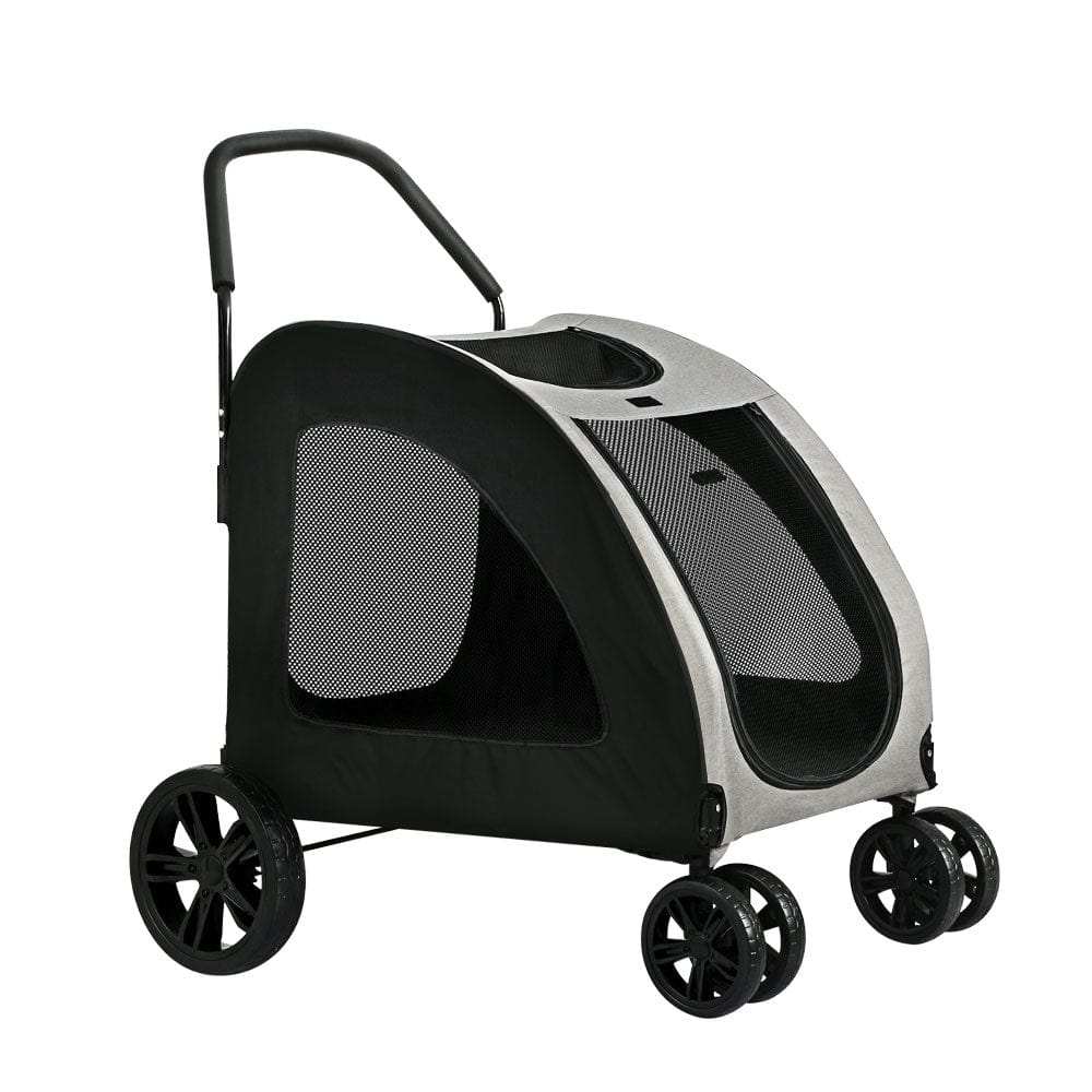Spud Jax Petshop i.Pet Pet Dog Stroller Pram Large Carrier Cat Travel Foldable Strollers 4 Wheels Pet Care