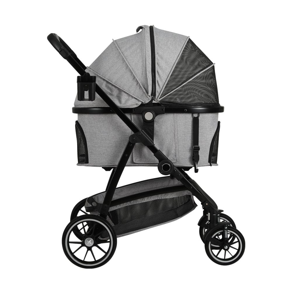 Spud Jax Petshop i.Pet Pet Stroller Pram Large Dog Cat Carrier Travel Pushchair Foldable 4 Wheels Pet Care