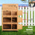 Spud Jax Petshop i.Pet Rabbit Hutch Wooden Cage Pet hutch Chicken Coop 91.5cm x 46cm x 116.5cm Pet Care